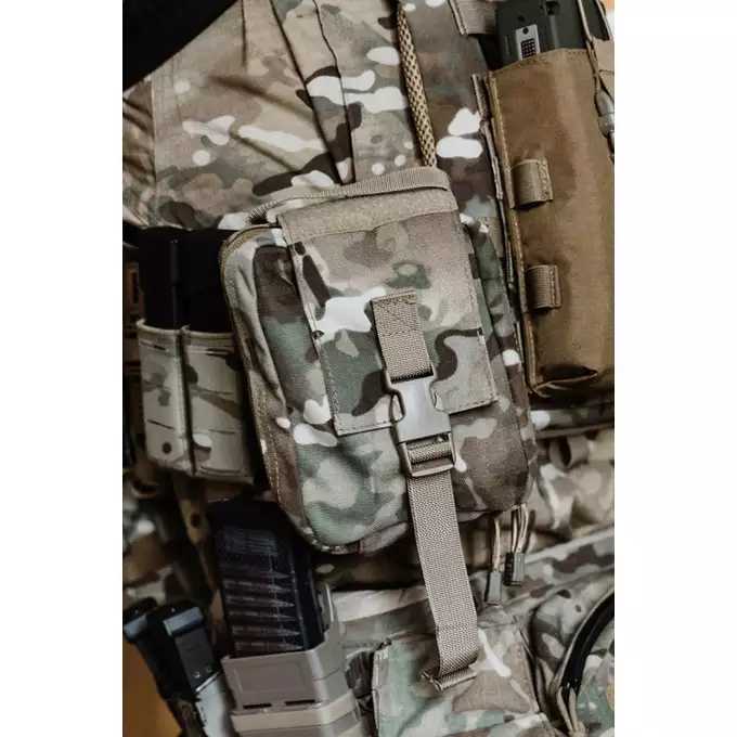 [Zestaw] Modularny Chest Rig Buckle Up - Multicamo [8FIELDS] + Buckle Up potrójna ładownica na magazynki SR25/AR-10/M14/SCAR-H - MC + Ładownica sanitariusza - Multicamo [8FIELDS] + Ładownica na radio PRC148/152 - Multicamo [8FIELDS]