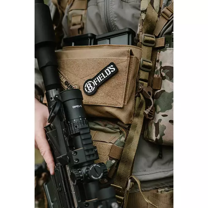 [Zestaw] Prosty Plate Carrier z atrapami miękkich wkładów balistycznych - CT + MOLLE kangurowy panel przedni - Coyote [8FIELDS]