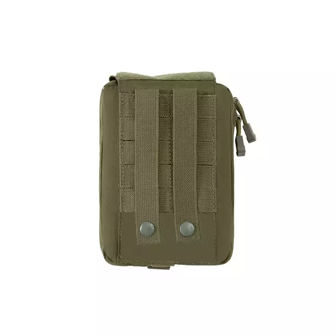 [Zestaw] Modularny Chest Rig Buckle Up - Olive [8FIELDS] + Buckle Up potrójna ładownica na magazynki SR25/AR-10/M14/SCAR-H - OD + Ładownica sanitariusza - Olive [8FIELDS] + Ładownica na radio PRC148/152 - Olive [8FIELDS]