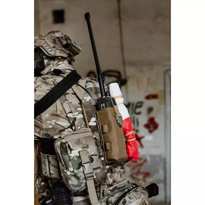 [Zestaw] Modularny Chest Rig Buckle Up - Coyote [8FIELDS] + Buckle Up potrójna ładownica na magazynki SR25/AR-10/M14/SCAR-H - CT + Ładownica sanitariusza - Coyote [8FIELDS] + Ładownica na radio PRC148/152 - Coyote [8FIELDS]