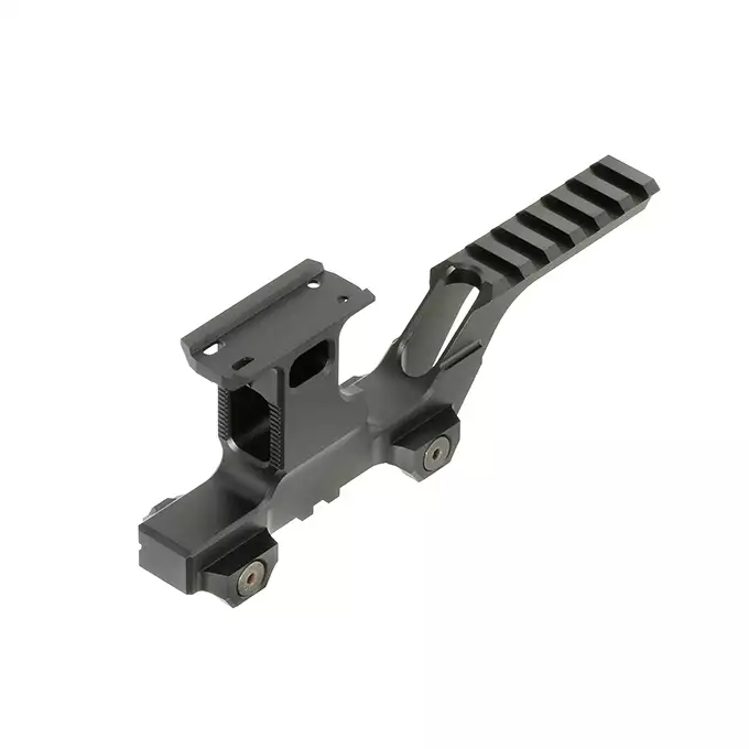 [Zestaw] Kompaktowy celownik Mikro do szybkiego montażu - Black [PCS] + Wysoki montaż pod celowniki Red Dot i lasery PEQ [WADSN]