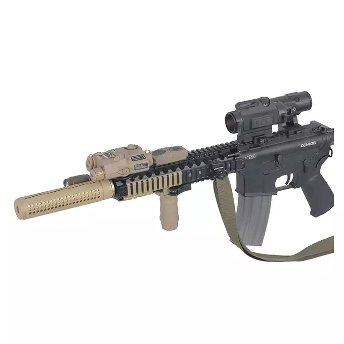 [Zestaw] CELOWNIK KOLIMATOROWY NAUTILUS 1X30 QD [Vector Optics] + Średni montaż pod celowniki Red Dot i Lasery PEQ [WADSN]