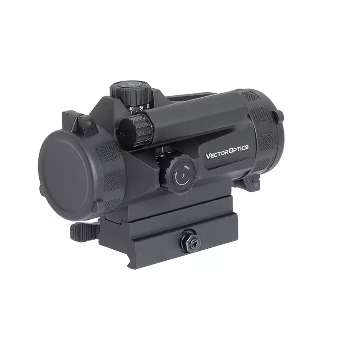 [Zestaw] CELOWNIK KOLIMATOROWY NAUTILUS 1X30 QD [Vector Optics] + Średni montaż pod celowniki Red Dot i Lasery PEQ [WADSN]