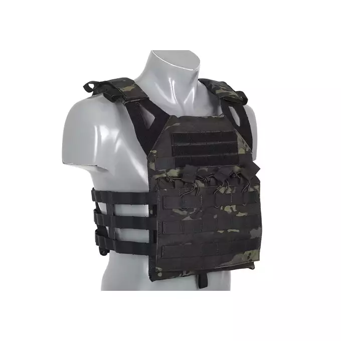 [Zestaw] Jump Plate Carrier V2 - Multicam Black [8FIELDS PREMIUM] + Szturmowy panel na plecy Mod.2 - Multicam Black [8FIELDS PREMIUM] + Ładownica administracyjna dużej pojemności - Multicam Black [8FIELDS PREMIUM] + Duża ładownica ogólnego przeznaczenia - Multicam Black [8FIELDS PREMIUM]