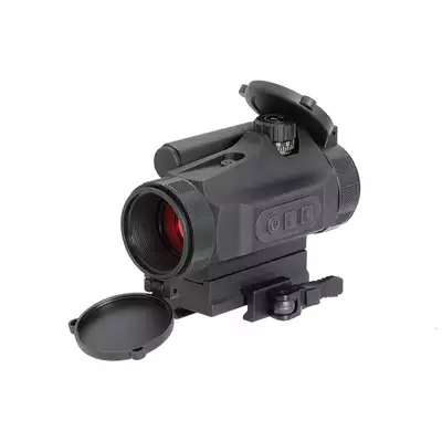 [Zestaw] CELOWNIK KOLIMATOROWY NAUTILUS 1X30 QD [Vector Optics] + Średni montaż pod celowniki Red Dot i Lasery PEQ [WADSN]