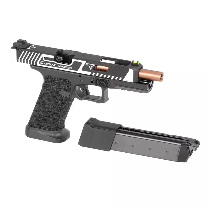 [Zestaw] Replika TTI JW4 Combat Master Custom [EMG] + Magazynek na Green Gas na 34 kulki do Combat Master, XTP, SHARK, SCORPION, F1 BSF [EMG]