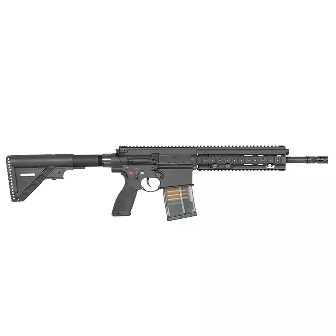 [Zestaw] EC-202 replika ciężkiego karabinu szturmowego - Black [E&amp;C] + Polimerowy Magazynek Mid-Cap na 110 kulek do EC202, EC203, EC204 [EC]