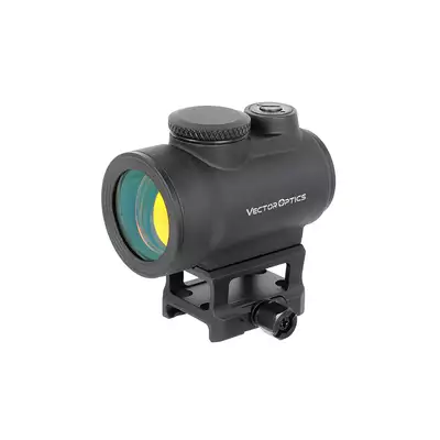[Zestaw] Celownik kolimatorowy Centurion 1x30 [Vector Optics] + Średni montaż pod celowniki Red Dot i Lasery PEQ [WADSN]