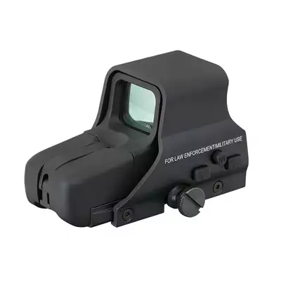 [Zestaw] Celownik kolimatorowy Holo mod.6 - Black [PCS] + Średni montaż pod celowniki Red Dot i Lasery PEQ [WADSN]