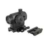[Zestaw] QD Celownik kolimatorowy 1x28 - wysoki/niski [PCS] + Średni montaż pod celowniki Red Dot i Lasery PEQ [WADSN]