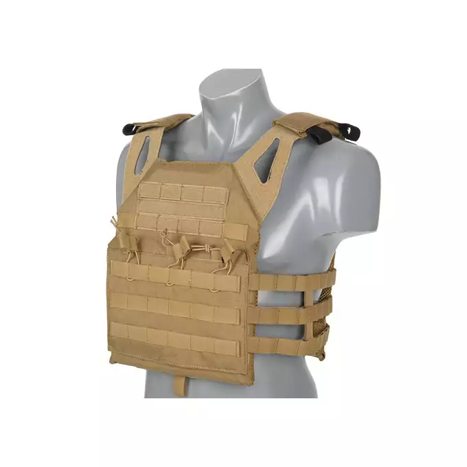 [Zestaw] Jump Plate Carrier V2 z atrapami płyt balistycznych - CB + Szturmowy panel na plecy Mod.2 - CB [8FIELDS PREMIUM] + Ładownica administracyjna dużej pojemności - CB  [8FIELDS PREMIUM] + Duża ładownica ogólnego przeznaczenia - CB [8FIELDS PREMIUM]