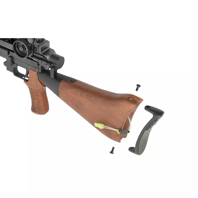 [Zestaw] Replika Karabinu Maszynowego Typ 96 - Real Wood [Golden Eagle] + Stalowy Magazynek Hi-cap Flash do Type 96 [Golden Eagle]