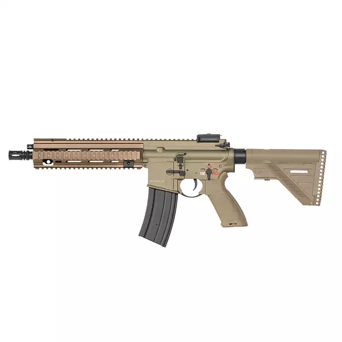 [Zestaw] BY-817 Short barrel - Tan  [Double Bell] + Celownik kolimatorowy VictOptics SRD 1x20 - black [Vector Optics]