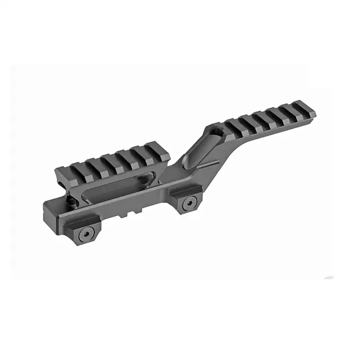 [Zestaw] Celownik kolimatorowy Maverick Gen2 1x22 - Black [Vector Optics] + Średni montaż pod celowniki Red Dot i Lasery PEQ [WADSN]
