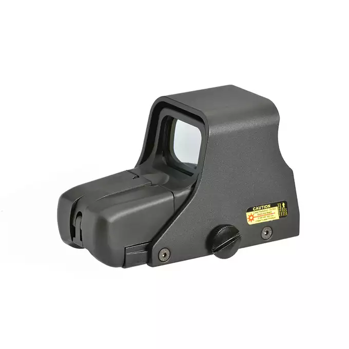 [Zestaw] Celownik kolimatorowy Holo mod.1 - Black [PCS] + Średni montaż pod celowniki Red Dot i Lasery PEQ [WADSN]