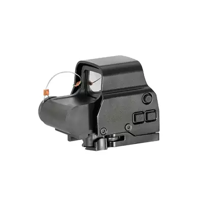 [Zestaw] Celownik kolimatorowy Holo mod.8 - Black [PCS] + Średni montaż pod celowniki Red Dot i Lasery PEQ [WADSN]