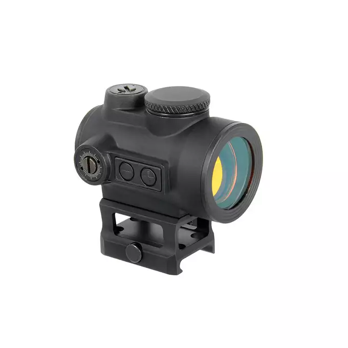 [Zestaw] Celownik kolimatorowy Centurion 1x30 [Vector Optics] + Średni montaż pod celowniki Red Dot i Lasery PEQ [WADSN]