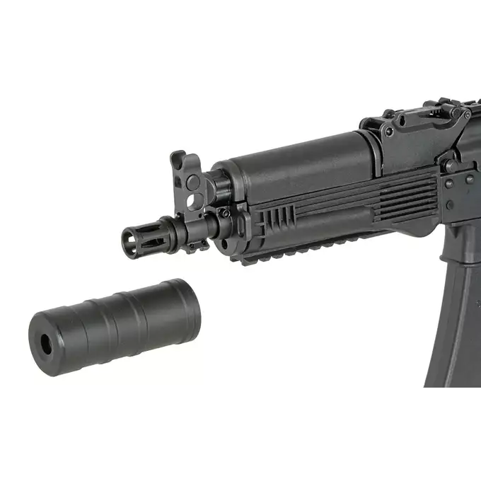 [Zestaw] AT-PPK20-PE z optycznym mosfetem PERUN, szybkostrzelność 25 strz./sek. [Arcturus] + Magazynek EMM o zmiennej pojemności 30/95 kulek do AT-PP19-1