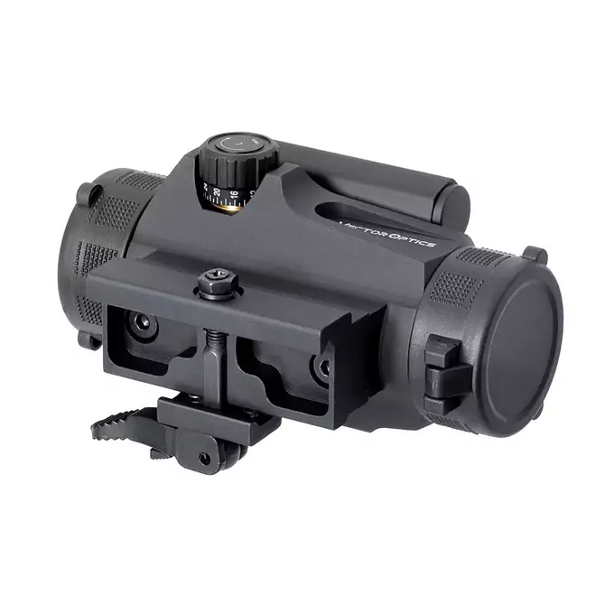 [Zestaw] CELOWNIK KOLIMATOROWY NAUTILUS 1X30 QD [Vector Optics] + Średni montaż pod celowniki Red Dot i Lasery PEQ [WADSN]