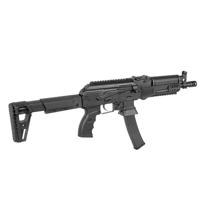 [Zestaw] AT-PPK20-PE z optycznym mosfetem PERUN, szybkostrzelność 25 strz./sek. [Arcturus] + Magazynek EMM o zmiennej pojemności 30/95 kulek do AT-PP19-1