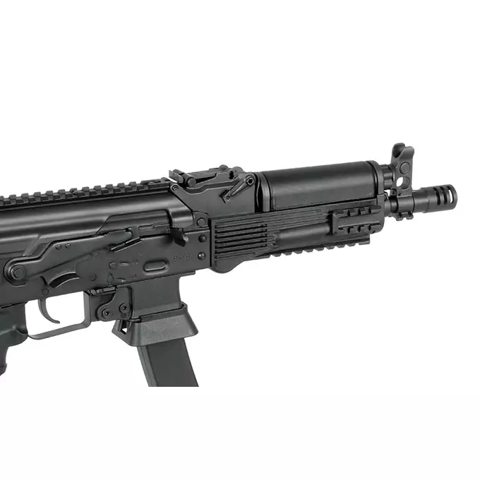 [Zestaw] AT-PPK20-PE z optycznym mosfetem PERUN, szybkostrzelność 25 strz./sek. [Arcturus] + Magazynek EMM o zmiennej pojemności 30/95 kulek do AT-PP19-1