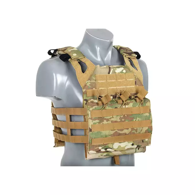 [Zestaw] Jump Plate Carrier V2 - Multicam [8FIELDS PREMIUM] + Szturmowy panel na plecy Mod.2 - Multicam [8FIELDS PREMIUM] + Ładownica administracyjna dużej pojemności - Multicam [8FIELDS PREMIUM] + Duża ładownica ogólnego przeznaczenia - Multicam [8FIELDS PREMIUM]