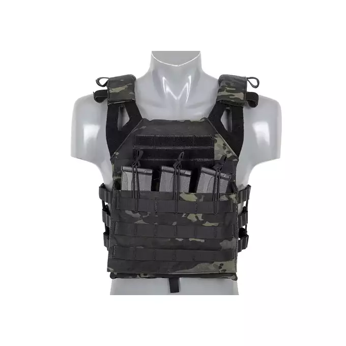 [Zestaw] Jump Plate Carrier V2 - Multicam Black [8FIELDS PREMIUM] + Szturmowy panel na plecy Mod.2 - Multicam Black [8FIELDS PREMIUM] + Ładownica administracyjna dużej pojemności - Multicam Black [8FIELDS PREMIUM] + Duża ładownica ogólnego przeznaczenia - Multicam Black [8FIELDS PREMIUM]