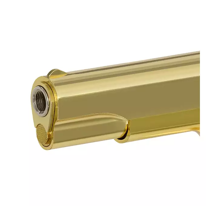 [Zestaw] Replika pistoletu 1911 z systemem Gas Blowback (GBB) - Gold [Golden Eagle] + 20-kulkowy magazynek na Green Gaz do 1911 [Golden Eagle]