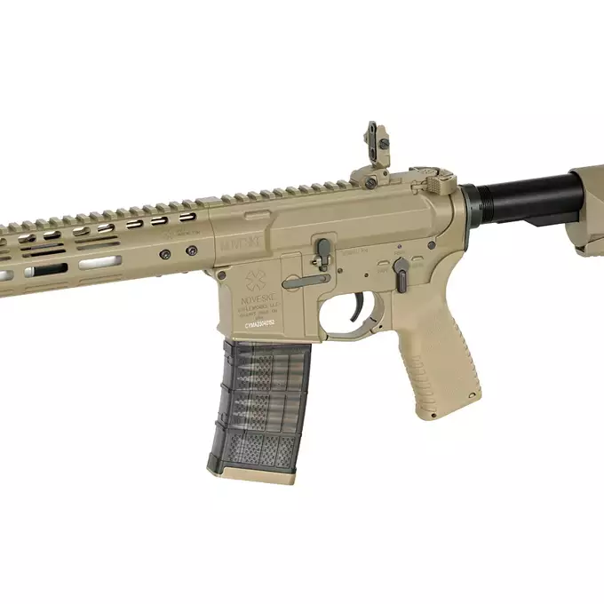 [Zestaw] Replika karabinka Noveske 10.5" Gen III Shorty 300BLK - Tan [EMG] + 210-kulkowe magazynki mid-cap Daniel Defense M4/AR-15, Zestaw 6 szt. [EMG]