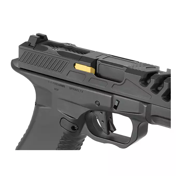 [Zestaw] Replika F1 BSF-19B - Black [EMG] + Magazynek na Green Gas na 34 kulki do Combat Master, XTP, SHARK, SCORPION, F1 BSF [EMG]
