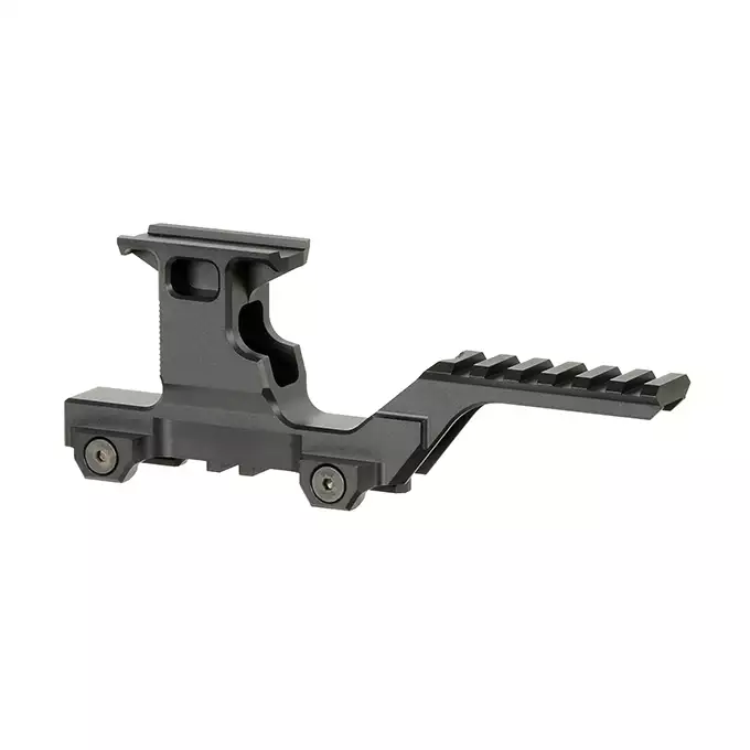[Zestaw] Celownik kolimatorowy Maverick Gen2 1x22 - Black [Vector Optics] + Wysoki montaż pod celowniki Red Dot i lasery PEQ [WADSN]