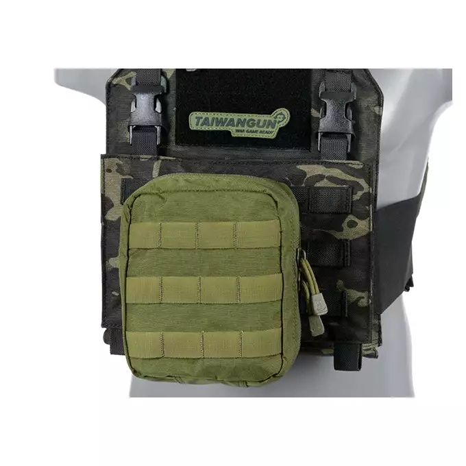 [Zestaw] Jump Plate Carrier V2 z atrapami płyt balistycznych - Olive + Szturmowy panel na plecy Mod.2 - Olive [8FIELDS PREMIUM] + Ładownica administracyjna dużej pojemności - Olive  [8FIELDS PREMIUM] + Duża ładownica ogólnego przeznaczenia - Olive [8FIELDS PREMIUM]