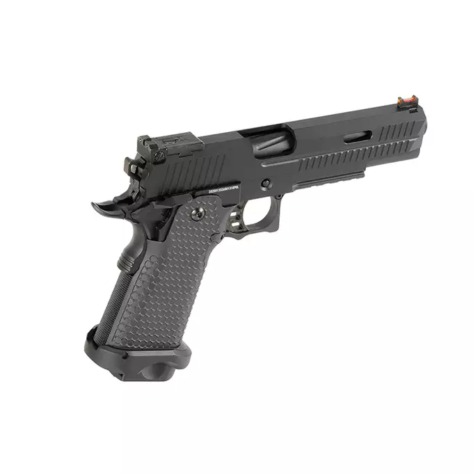 [Zestaw] Replika pistoletu 3331 z systemem Gas Blowback (GBB) - Black [Golden Eagle] + 25-kulkowy magazynek na Green Gaz do Hi-Capa [Golden Eagle]