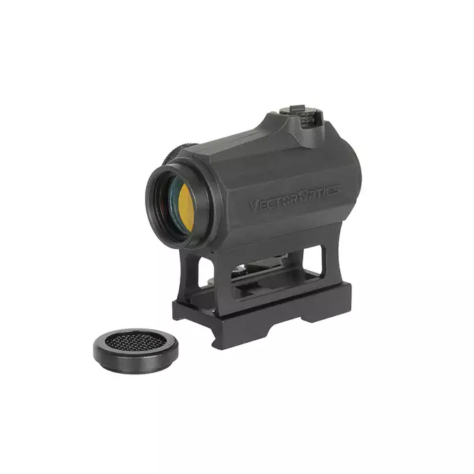 [Zestaw] Celownik kolimatorowy Maverick Gen3 1x22 MIL - Black [Vector Optics] + Wysoki montaż pod celowniki Red Dot i lasery PEQ [WADSN]