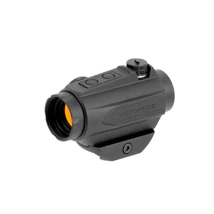 [Zestaw] Celownik kolimatorowy VictOptics SRD 1x20 - black [Vector Optics] + Średni montaż pod celowniki Red Dot i Lasery PEQ [WADSN]