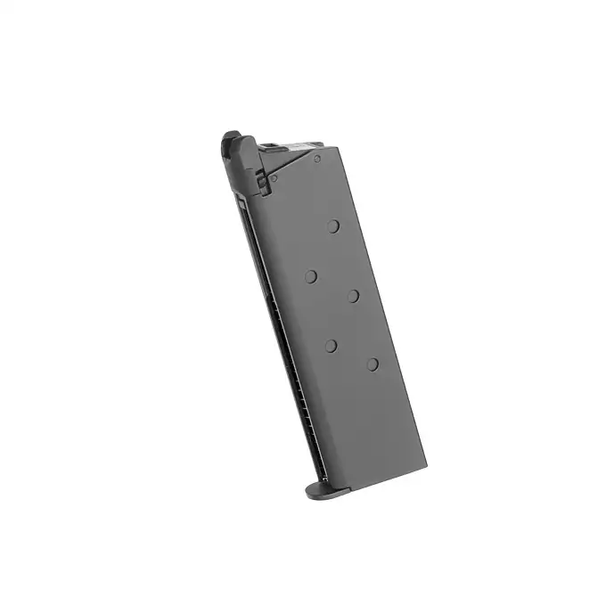 [Zestaw] Replika pistoletu 1911 z systemem Gas Blowback (GBB) - Black [Golden Eagle] + 20-kulkowy magazynek na Green Gaz do 1911 [Golden Eagle]