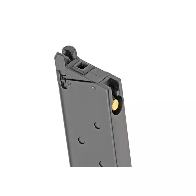 [Zestaw] Replika pistoletu 1911 z systemem Gas Blowback (GBB) - Black [Golden Eagle] + 20-kulkowy magazynek na Green Gaz do 1911 [Golden Eagle]