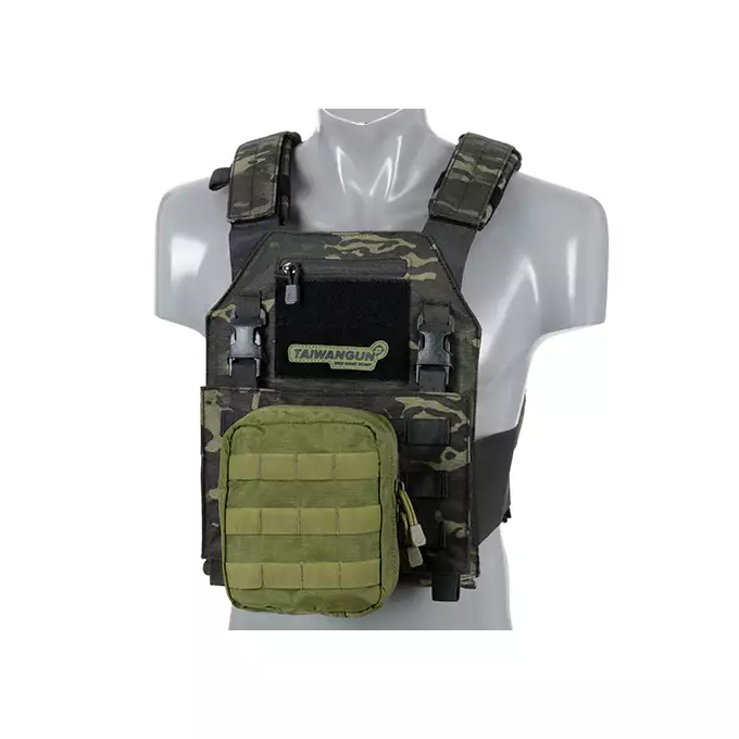 [Zestaw] Jump Plate Carrier V2 z atrapami płyt balistycznych - CB + Szturmowy panel na plecy Mod.2 - CB [8FIELDS PREMIUM] + Ładownica administracyjna dużej pojemności - CB  [8FIELDS PREMIUM] + Duża ładownica ogólnego przeznaczenia - CB [8FIELDS PREMIUM]