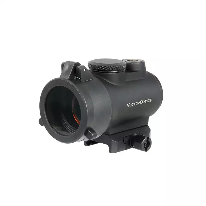[Zestaw] Celownik kolimatorowy Centurion 1x30 [Vector Optics] + Średni montaż pod celowniki Red Dot i Lasery PEQ [WADSN]