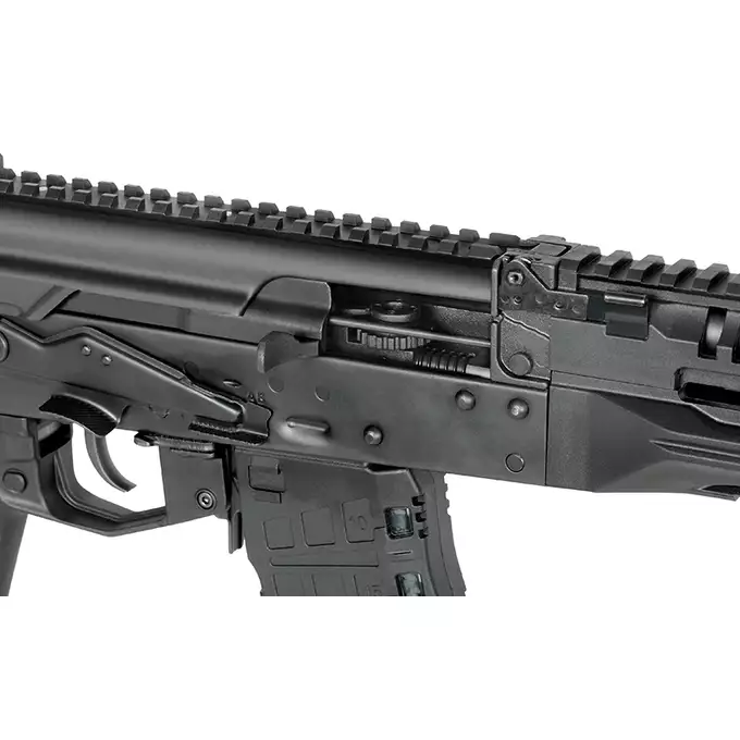 [Zestaw] AT-AK12U Mosfet Enhanced [Arcturus] + Magazynek DMAG o zmiennej pojemności 30/130 kulek do AK12/AK74 - BK