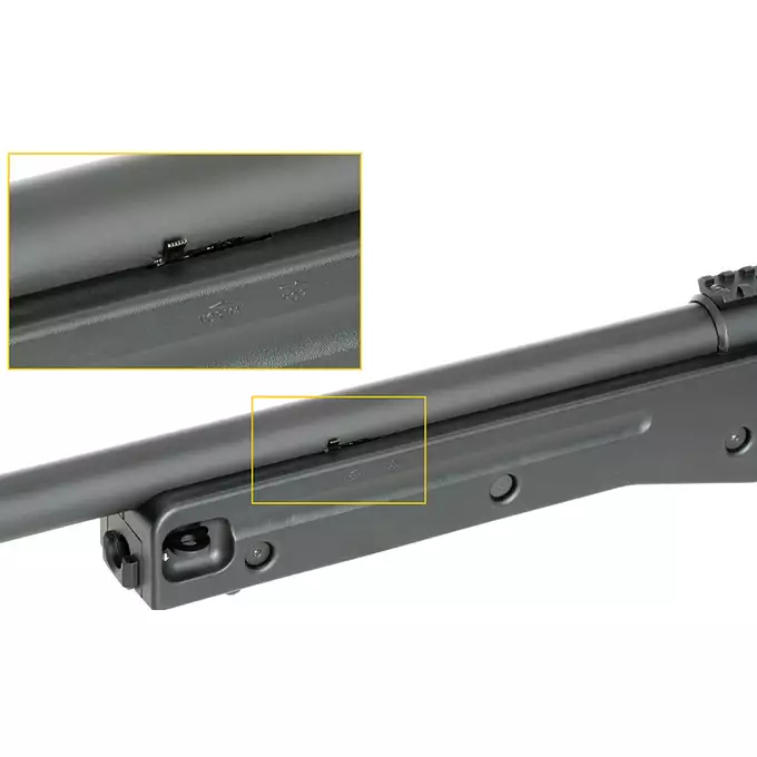 MP002B sniper rifle replica - Black [AGM]