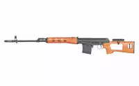 SVD Airsoft Bolt Action Sniper Rifle - Real Wood [AGM]