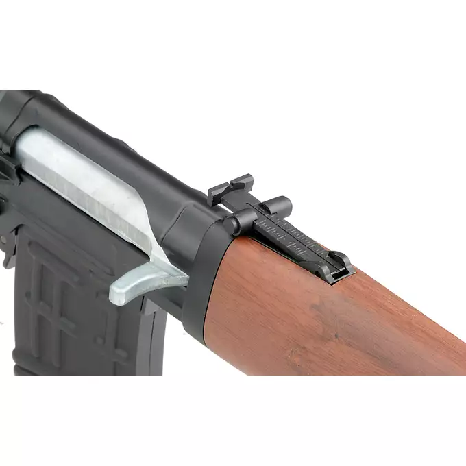 SVD Airsoft Bolt Action Sniper Rifle - Plastic Wood Version [AGM]