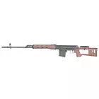 SVD Airsoft Bolt Action Sniper Rifle - Plastic Wood Version [AGM]
