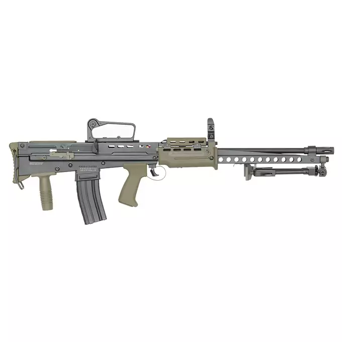 L86A2 Light Machine Gun Replica - Full Metal [ICS] - Taiwangun