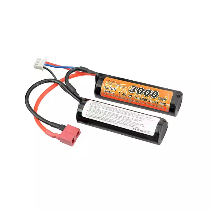 Battery Li-ion 3000 mAh 7,4v 20/40C - T-Plug [VB]