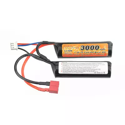 Battery Li-ion 3000 mAh 7,4v 20/40C - T-Plug [VB]