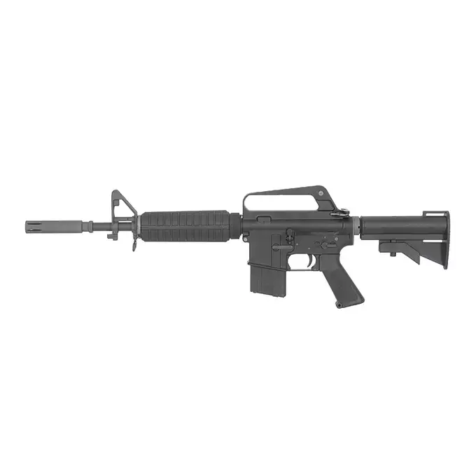 [Zestaw] A.W.S.S. Wei Tech-XM177 GBB TYPE with open bolt system - black [WE] + Magazynek na green gas do replik Wei Tech-M16A1 open bolt - black [WE]