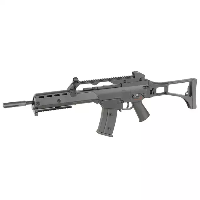 [Zestaw] 608-2 [J.G.Works] + Magazynek DMAG o zmiennej pojemności 30/130 kulek do G36 - BK