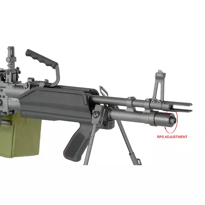 Replika karabinu maszynowego MK43 Mod0 Navy Seals [A&amp;K]